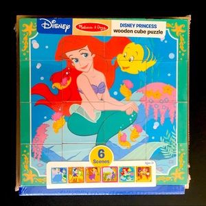 Melissa & Doug Disney Princess Wooden Cube Puzzle